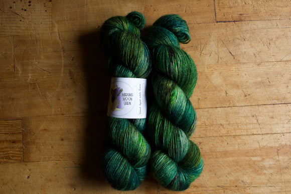 Moonlit Garden - Fingering Weight 100% BFL 4-Ply